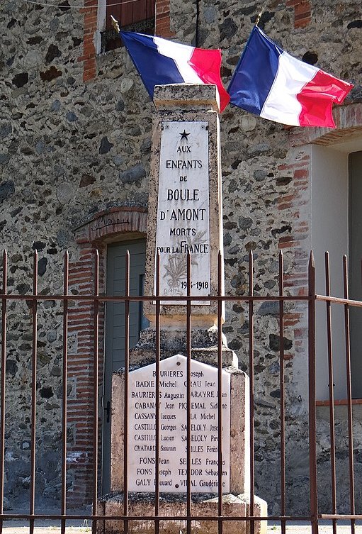 Monument Eerste Wereldoorlog Boule-d'Amont #1
