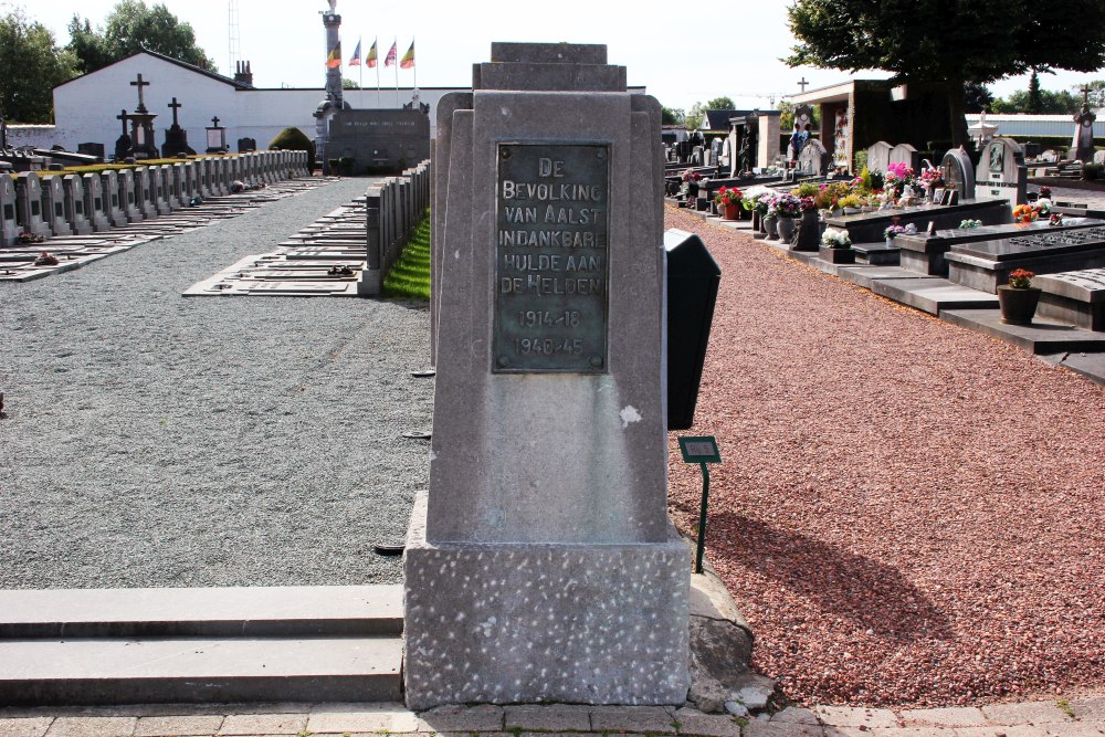 Memorials Plot Of Honour Cemetery Aalst #3