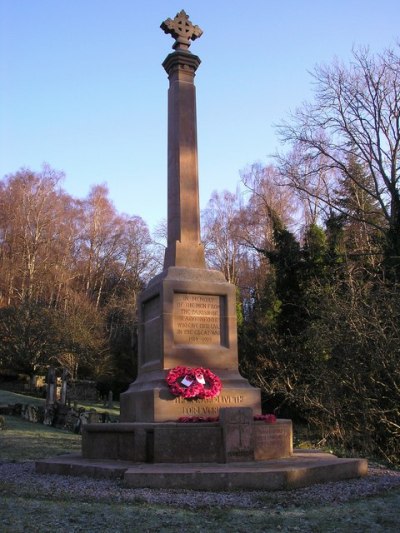 Oorlogsmonument Caddonfoot #1