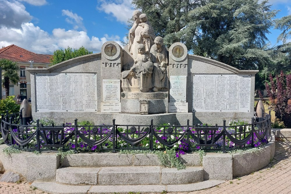 Oorlogsmonument Chazelles sur Lyon