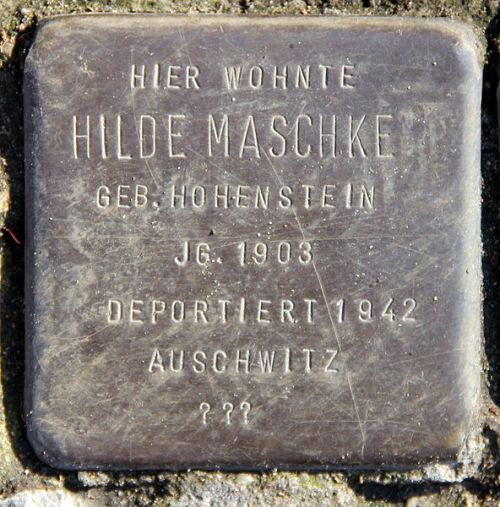 Stumbling Stones Stallschreiberstraße 11 #3