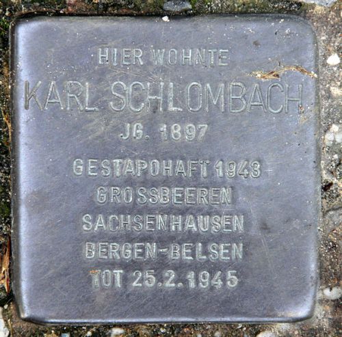 Stolperstein Birkbuschstraße 89