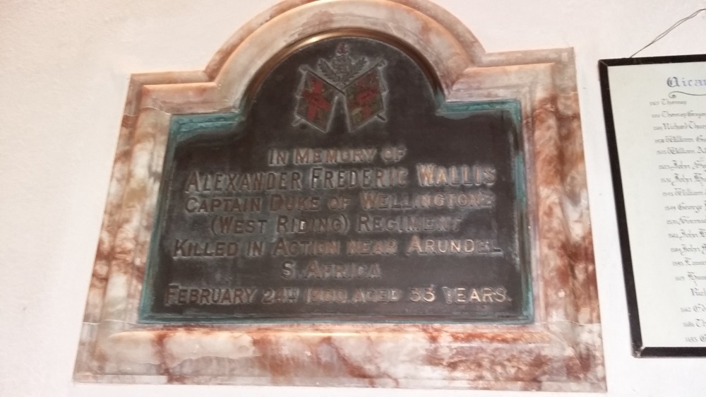 Memorial Alexander Frederic Wallis #1
