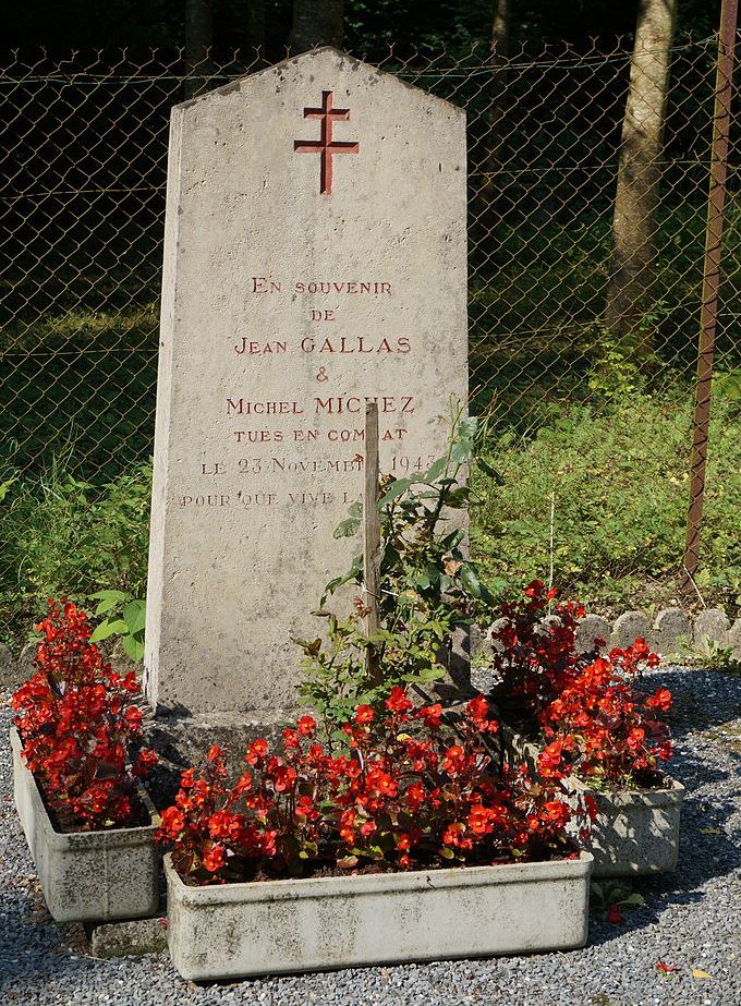 Monument Jean Gallas en Michel Michez