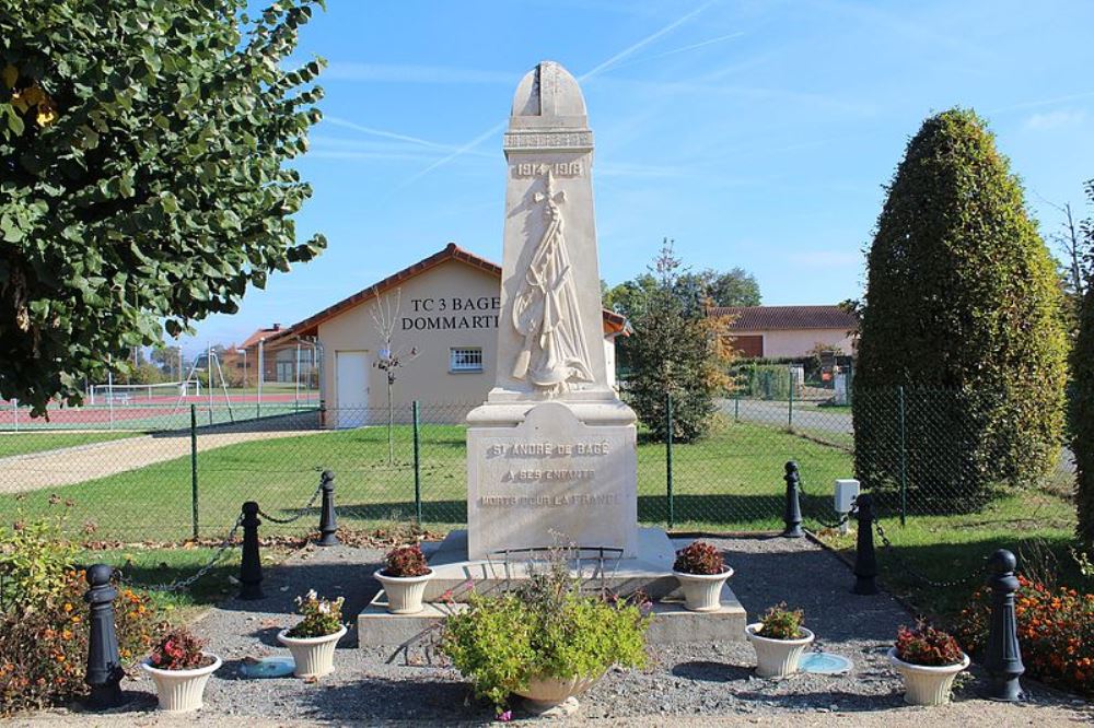 Monument Eerste Wereldoorlog Saint-Andr-de-Bg #1