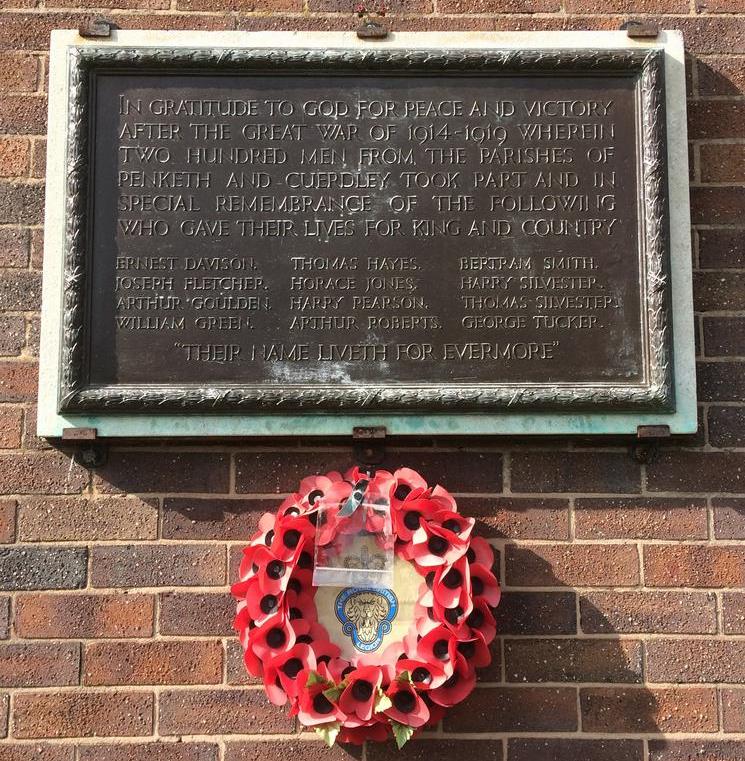 War Memorial Penketh, Sankey and Cuerdley