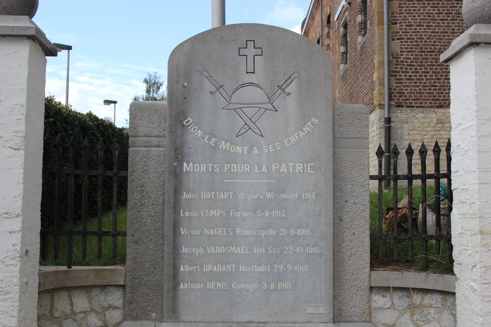 Oorlogsmonument Dion-Le-Mont #2