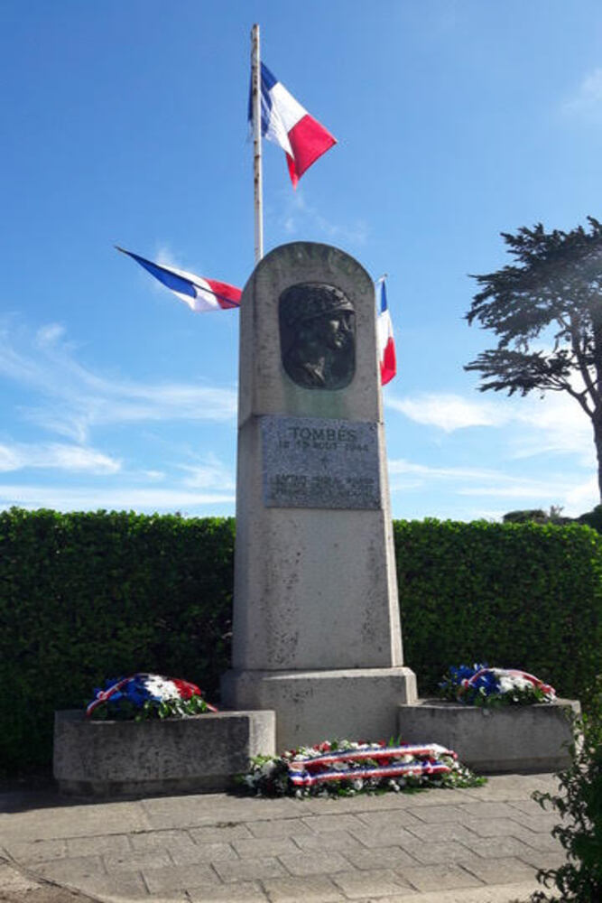 Monument Omgekomen Amerikaanse Soldaten Saint-Briac-sur-Mer #2
