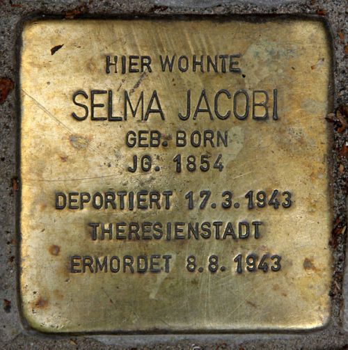 Stolperstein Gntzelstrae 19