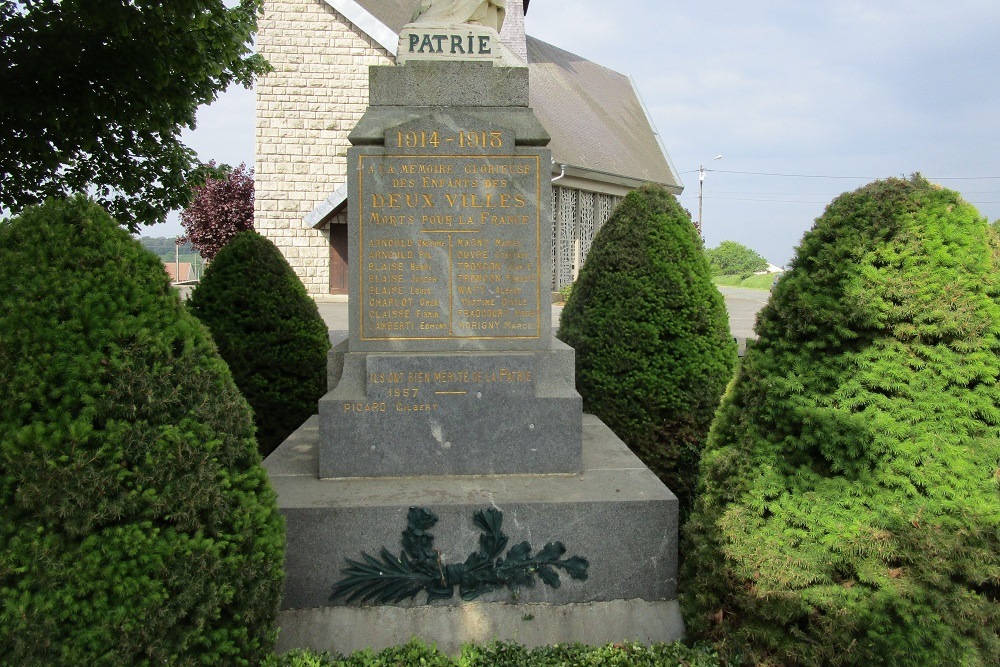 Oorlogsmonument Les Deux Villes #2