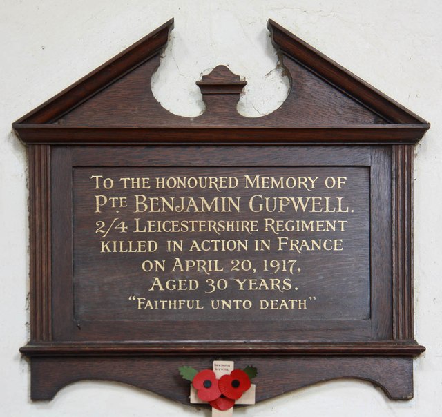 Memorial Benjamin Gupwell #1