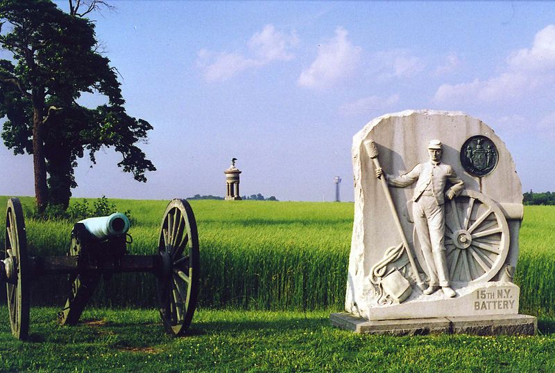 15th New York Independent Battery Light Artillery Monument #1