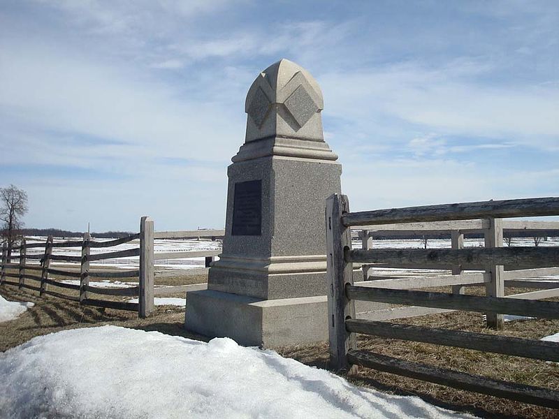 Monument 16th Massachusetts Volunteer Infantry Regiment