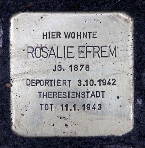 Stumbling Stone Moselstraße 9 #1