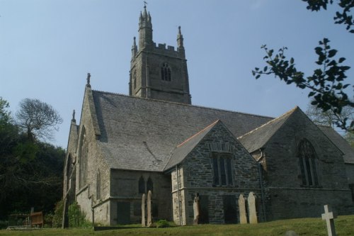 Oorlogsgraf van het Gemenebest St. Mawgan and St. Nicholas Churchyard