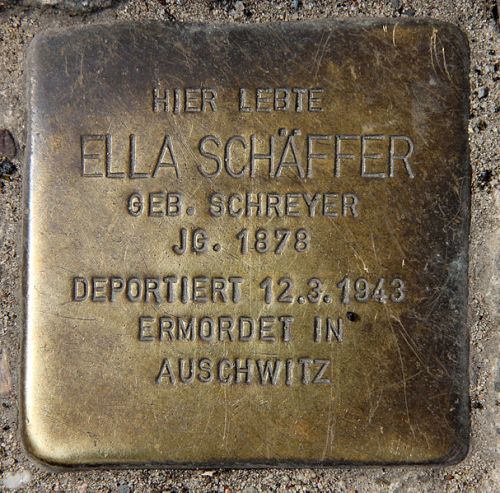 Stumbling Stones Hobrechtstraße 57 #2