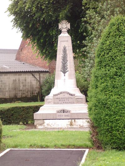 Oorlogsmonument Quiry-la-Motte