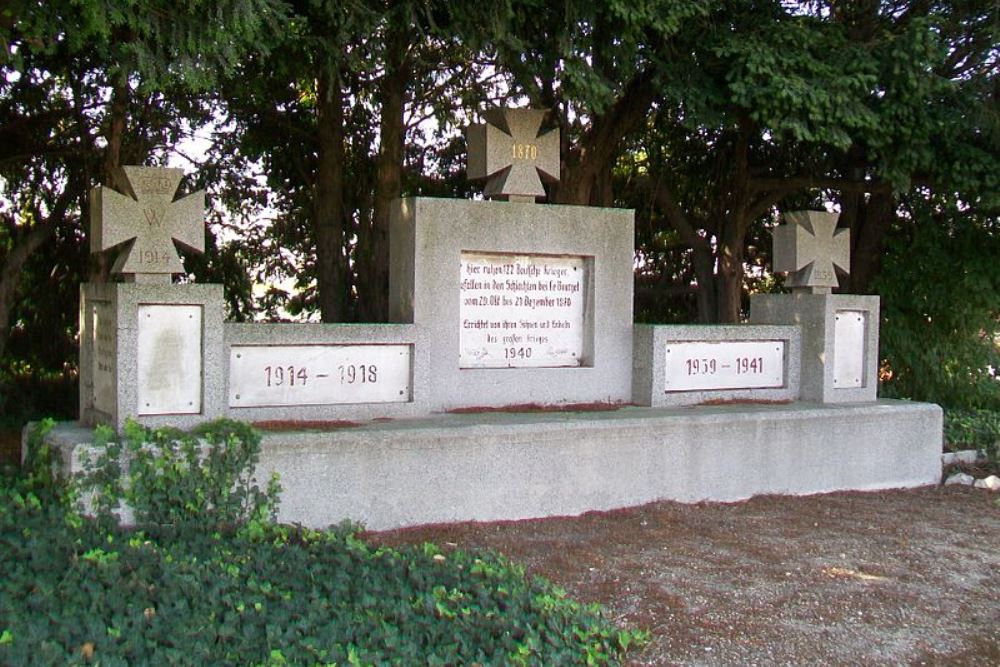 German Memorial Battle of Bourget #1