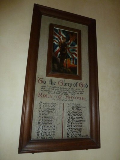 Roll of Honour St. Peter Church #1