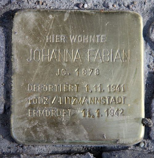 Stolpersteine Sybelstrae 29 #1