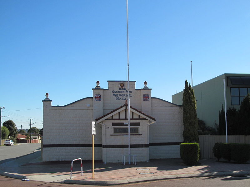 War Memorial Hall Osborne Park