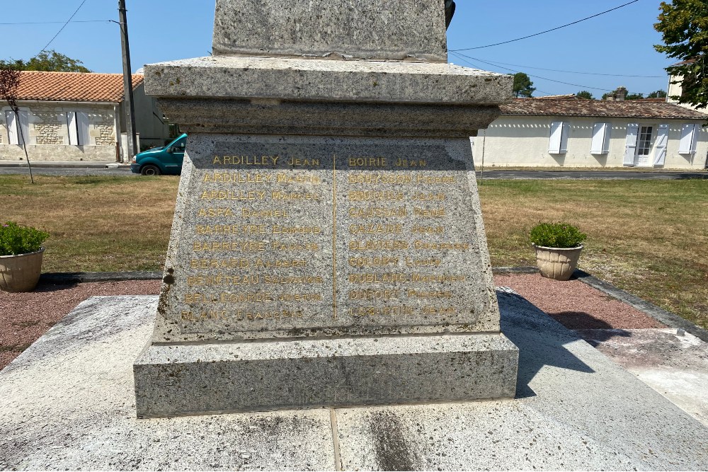 Oorlogsmonument Naujac-sur-Mer #3