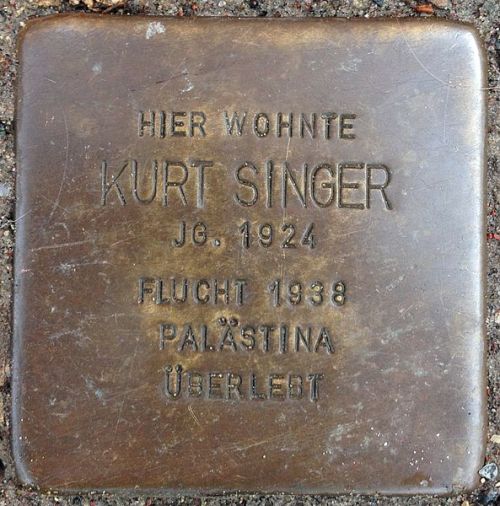 Stolpersteine Sachsenstrae 15 #1