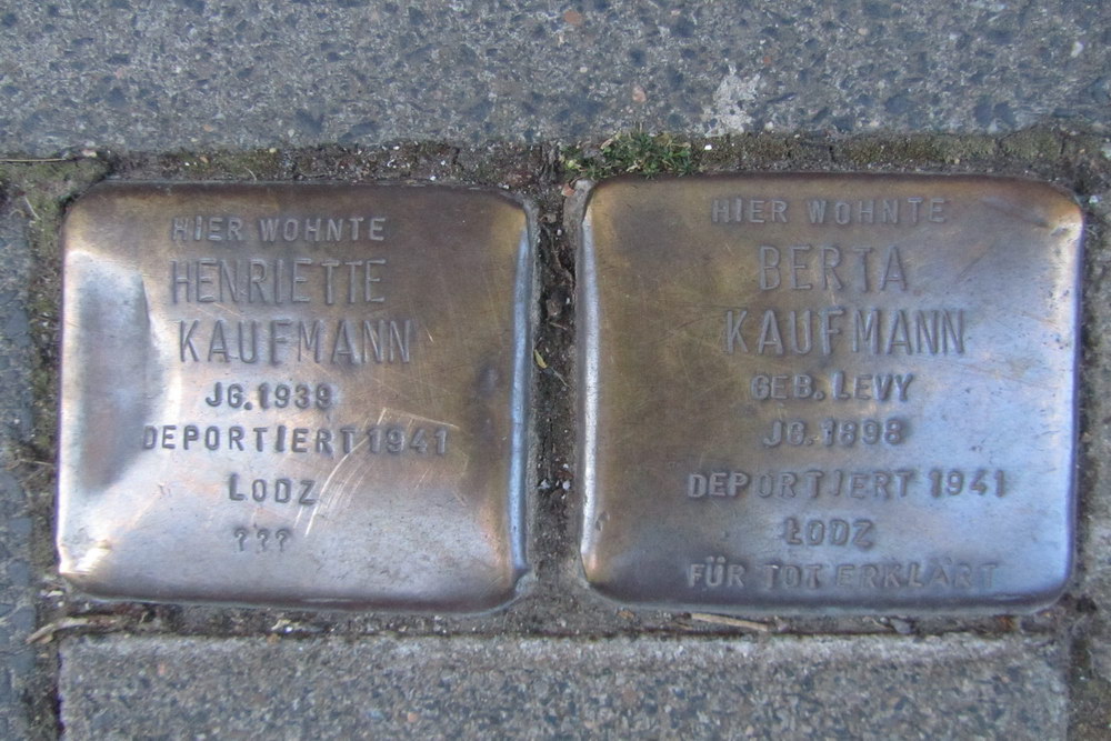 Stolpersteine Alteburger Strae 11 #2