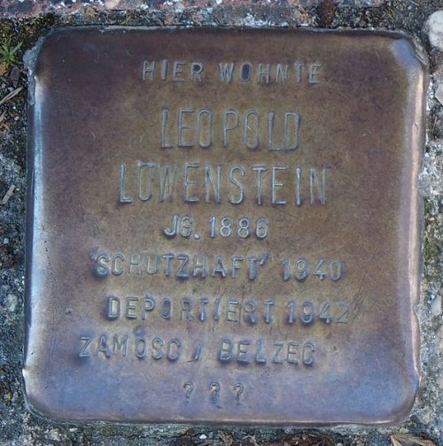 Stolpersteine Auf der Borg 13 #1