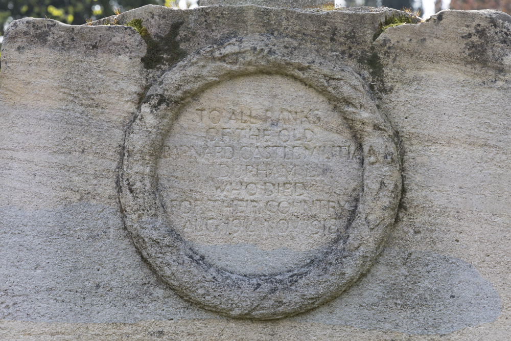 Oorlogsmonument Durham Light Infantry Bowes Museum #2