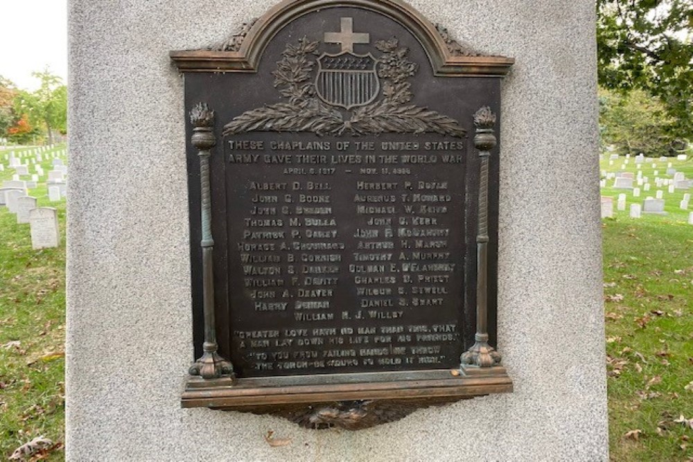 Memorials Chaplains Hill Cemetery Arlington #2