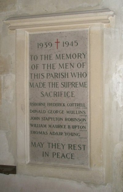 Oorlogsmonument All Saints Church Steep #1