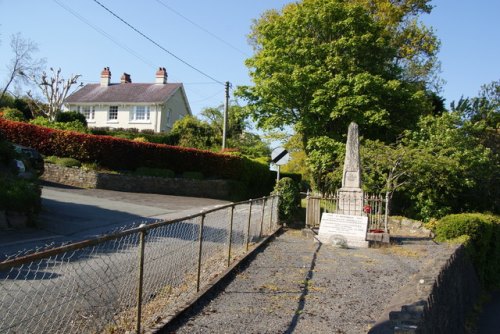 Oorlogsmonument Llanfarian #1