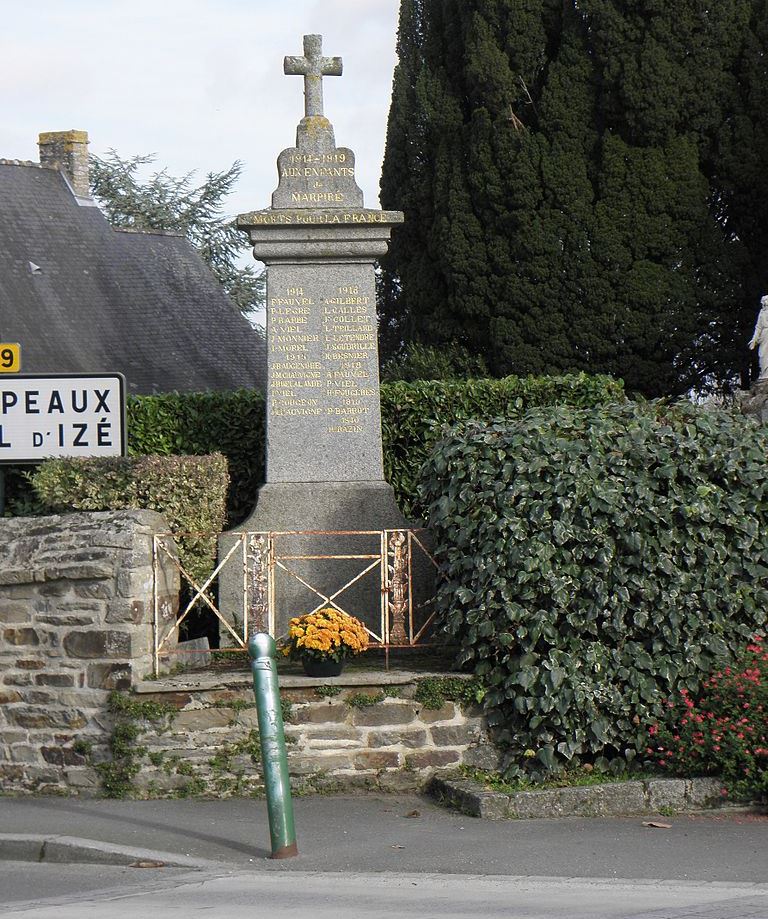 Monument Eerste Wereldoorlog Marpiré