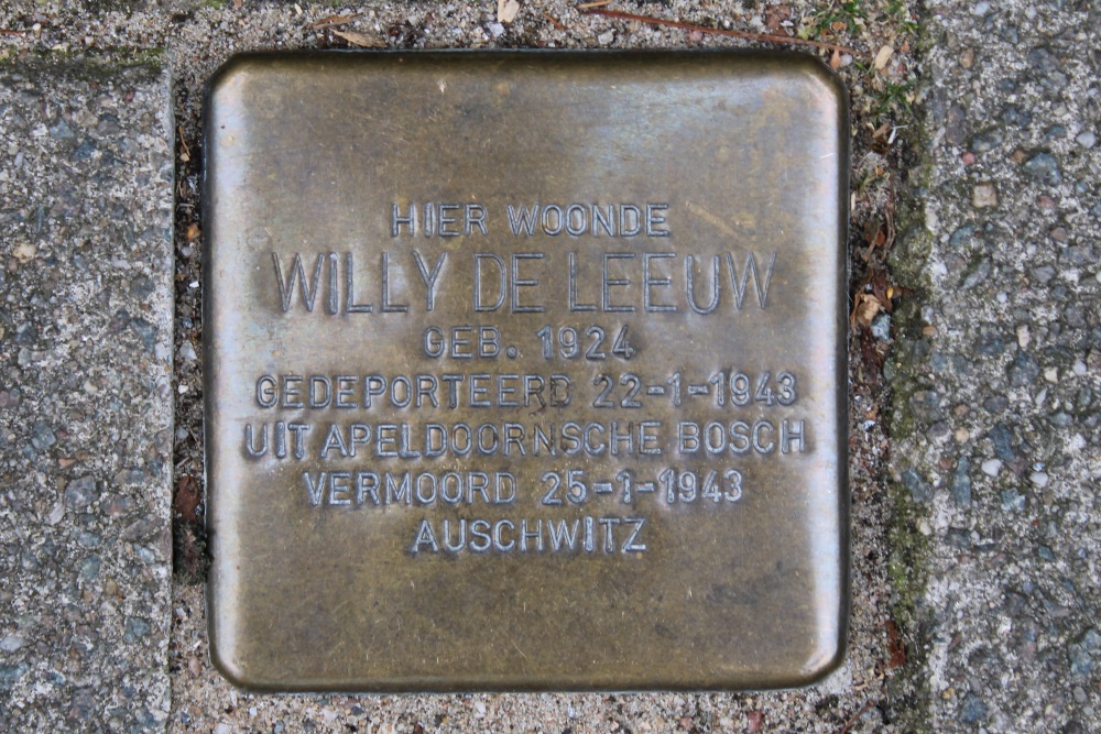 Stolperstein Kuipersstraat 89A