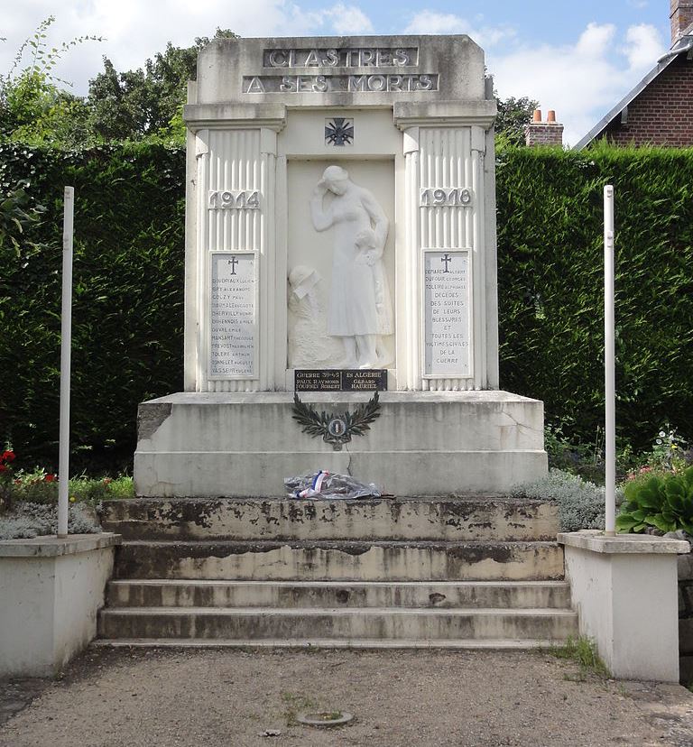 Oorlogsmonument Clastres