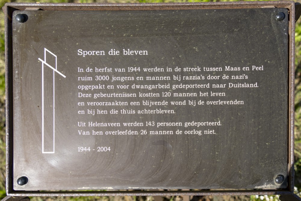 Memorial 'Tracks that were' Helenaveen #2