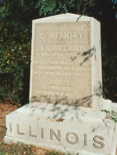 Monument 15th Illinois Infantry (Union) #1