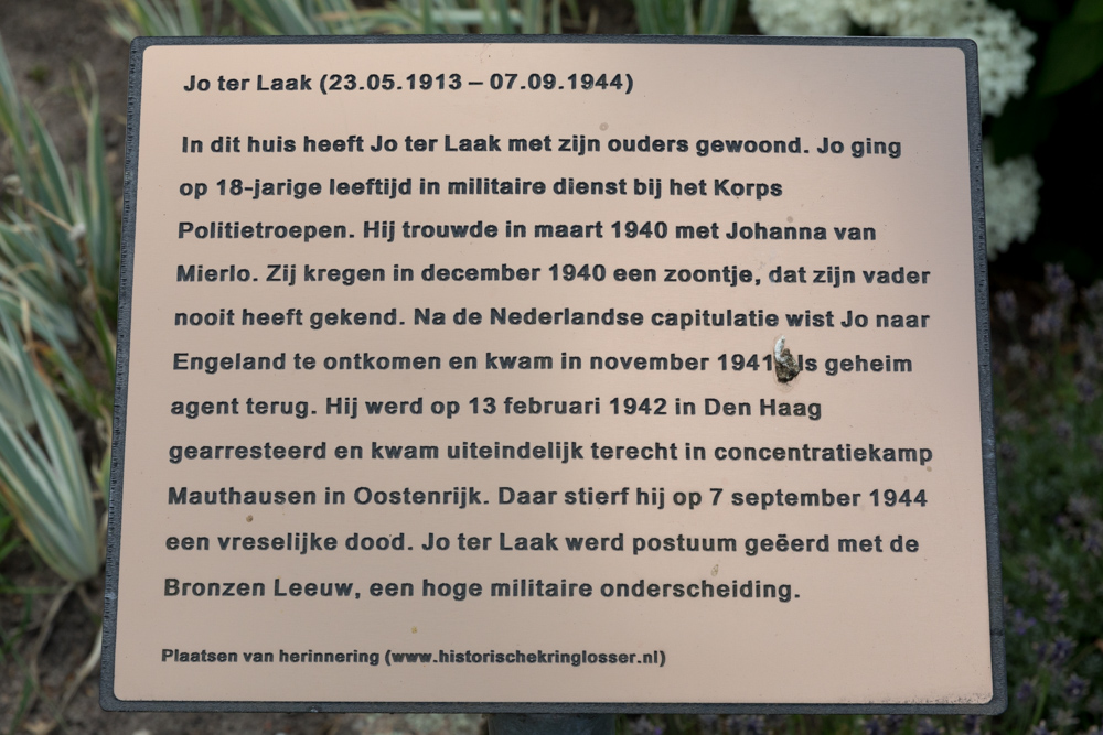 Information board Jo ter Laak #1