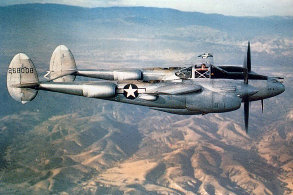 Crash Location P-38 Lightning S/N 42-13400
