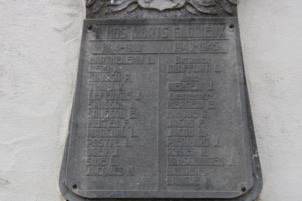 Oorlogsmonument Villers-sur-Semois	 #3