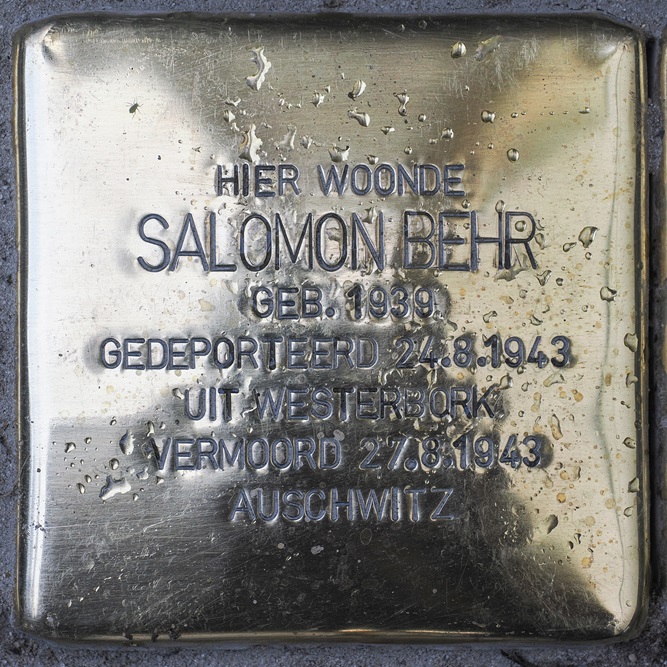 Stolpersteine Golstraat 27 #4