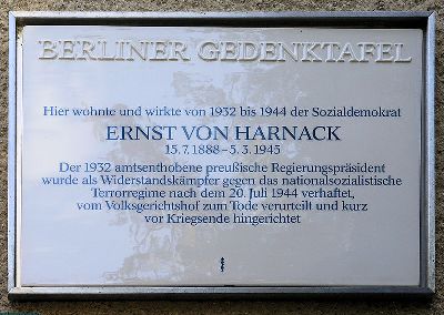 Gedenkteken Ernst von Harnack #1