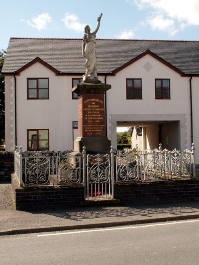 War Memorial Pontrhydfendigaid