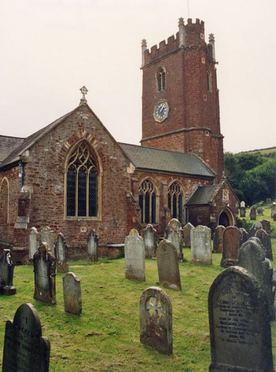 Oorlogsgraf van het Gemenebest Combe-in-Teignhead Churchyard #1