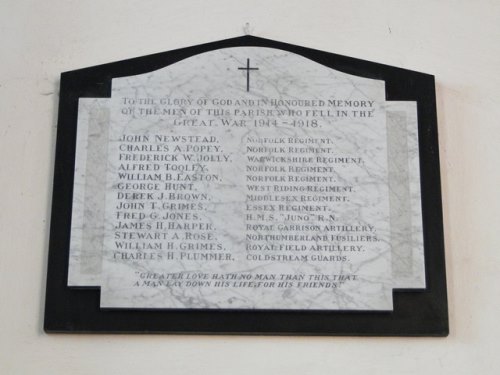 War Memorial St. Peter Church #1