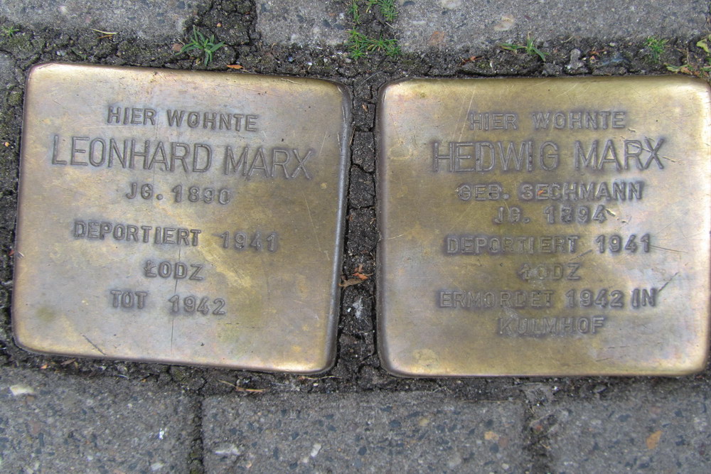 Stolpersteine Gutenbergstraße 66 #3
