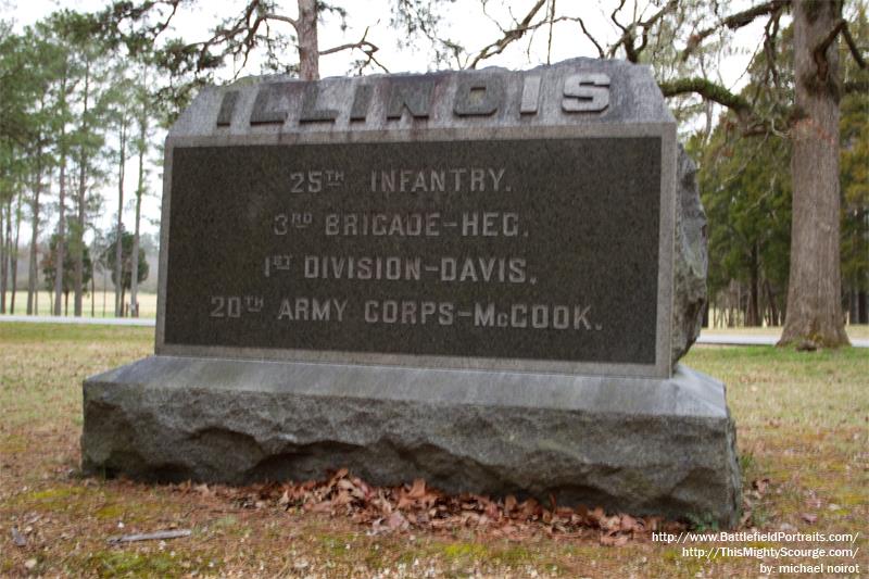 25th Illinois Volunteer Infantry Regiment Monument