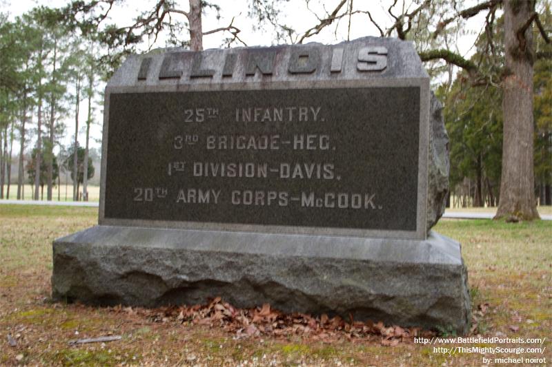 25th Illinois Volunteer Infantry Regiment Monument #1