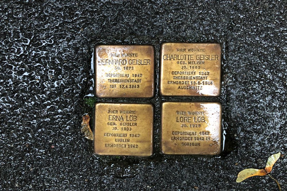 Stolpersteine Niederwaldstraße 9